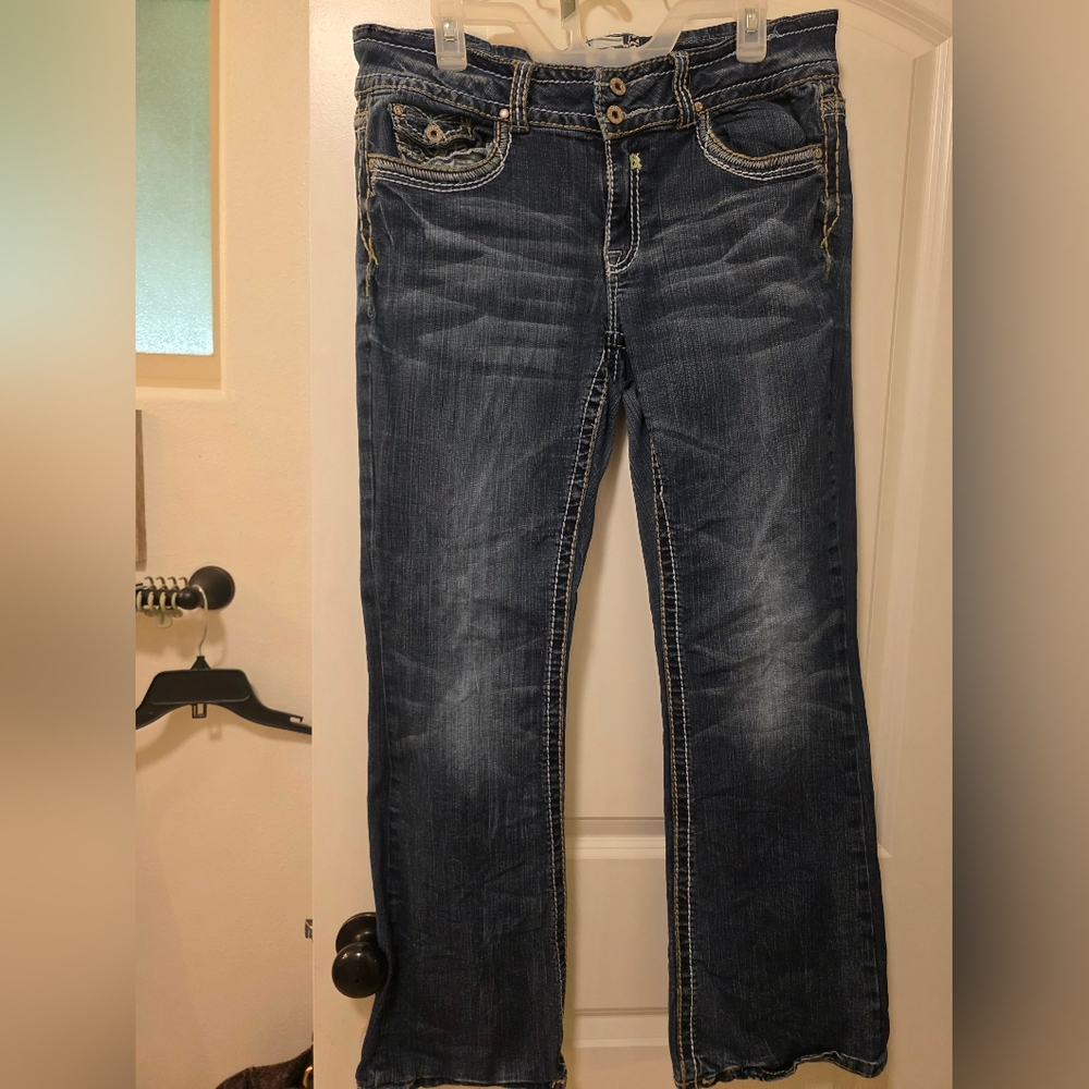 H&M Dark Blue Boot Cut Jeans